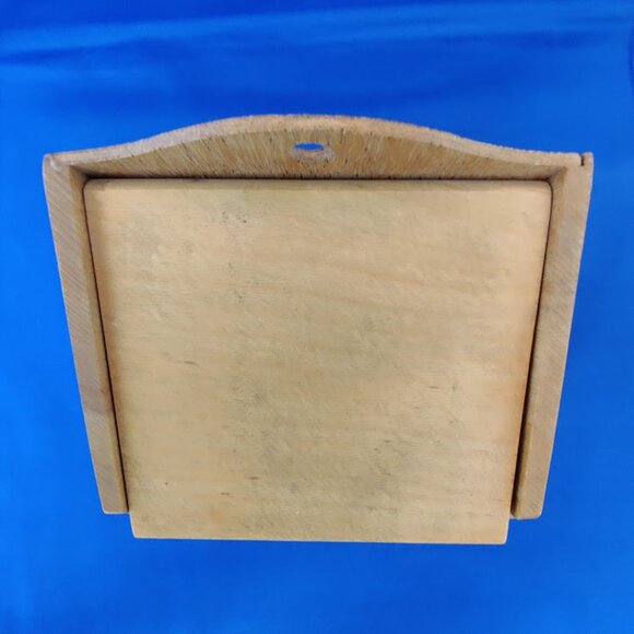 Vintage 1950s Wood Trading Stamps & Book Saver Box w/Flip Top - Picture 8 of 11